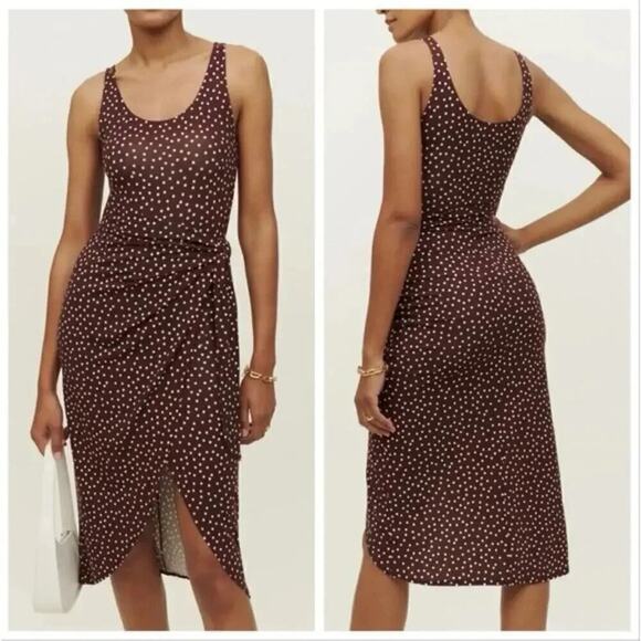 Reformation Kaila Knit Dress - Cougar Small B1935 - Picture 2 of 5